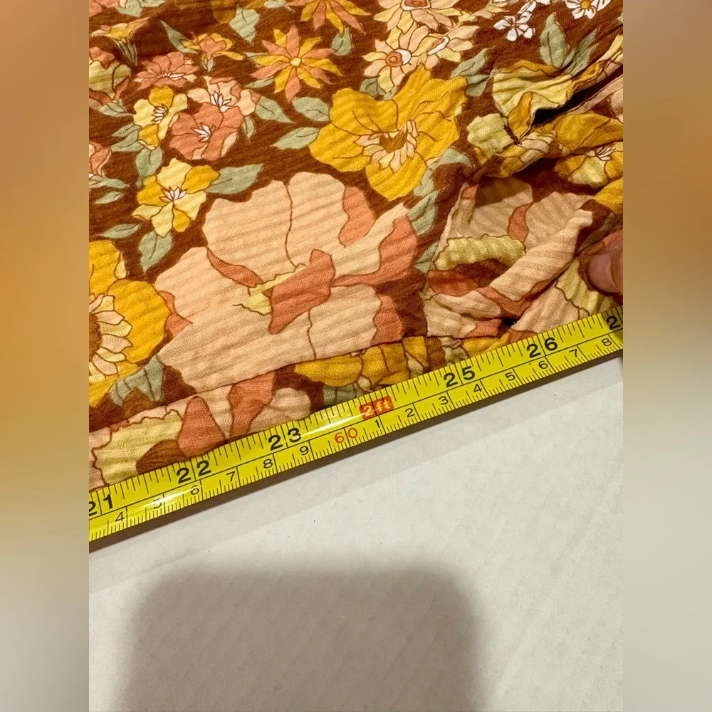 Billabong / The Salty Blonde Long Boho Floral Pants Woman’s Size 25 - Picture 9 of 9